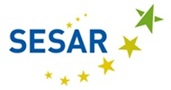 Logo Jednolitej Europejskiej Przestrzeni Powietrznej (SESAR)